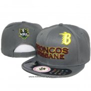 NRL Snapback Gorra Brisbane Broncos Gris