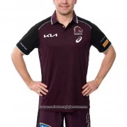 Camiseta Polo Brisbane Broncos Rugby 2025 Rojo