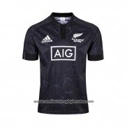 Camiseta Nueva Zelandia All Blacks 7s Rugby 2017 Segunda