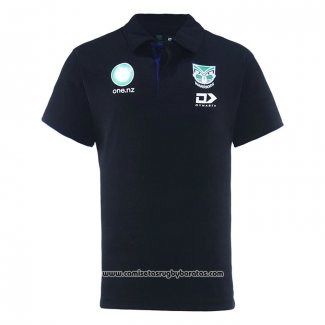 Camiseta Polo Nueva Zelandia Warriors Rugby 2025 Negro