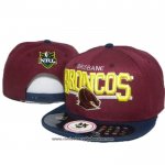 NRL Snapback Gorra Brisbane Broncos Fucsia Amarillo