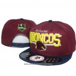 NRL Snapback Gorra Brisbane Broncos Fucsia Amarillo