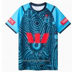 Camiseta Queensland Maroons Rugby 2024 Indigena  Camiseta Queensland Maroons Rugby 2024 Indigena