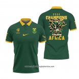 Camiseta Sudafrica Rugby 2023 Campeona Verde