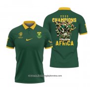 Camiseta Sudafrica Rugby 2023 Campeona Verde