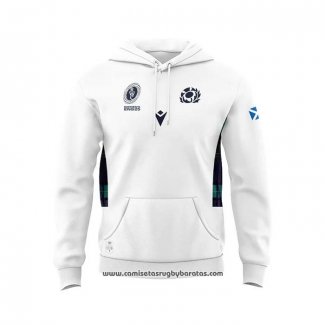 Sudaderas con Capucha Escocia Rugby 2023 Blanco