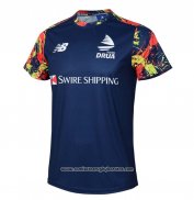 Camiseta Fiyi Rugby 2025 Entrenamiento Azul