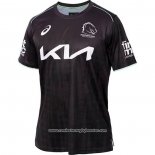 Camiseta Brisbane Broncos Rugby 2025 Negro