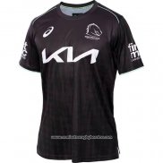 Camiseta Brisbane Broncos Rugby 2025 Negro