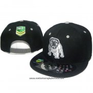 NRL Snapback Gorra Canterbury Bankstown Bulldogs Negro