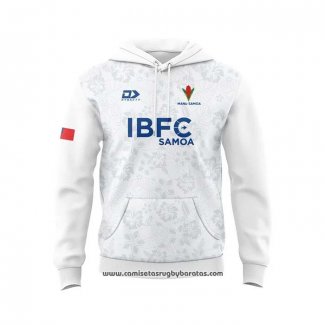 Sudaderas con Capucha Samoa Rugby Blanco