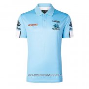 Camiseta Polo Cronulla Sutherland Sharks Rugby 2026 Azul