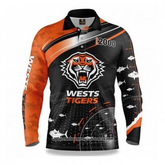 Camiseta NRL Wests Tigers Rugby 2022 Fish Finder