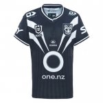 Camiseta Nueva Zelandia Warriors Rugby 2025 Entrenamiento Negro