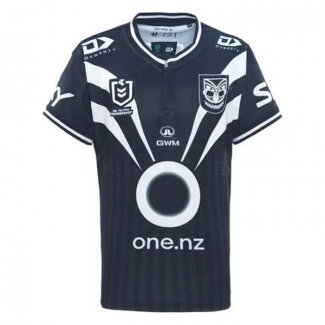 Camiseta Nueva Zelandia Warriors Rugby 2025 Entrenamiento Negro