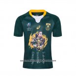 Camiseta Sudafrica Springbok Rugby 2019 Campeona