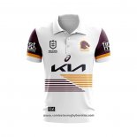 Camiseta Polo Brisbane Broncos Rugby 2024 Segunda