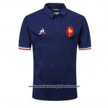 Camiseta Polo Francia Rugby 2018-2019 Azul