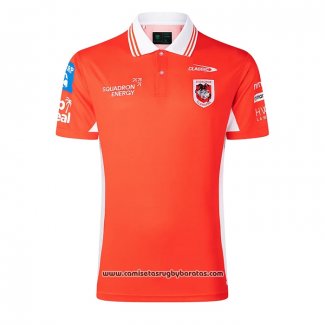 Camiseta Polo St George Illawarra Dragons Rugby 2026 Rojo