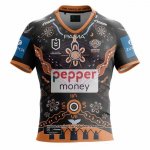 Camiseta Wests Tigers Rugby 2025 Indigena