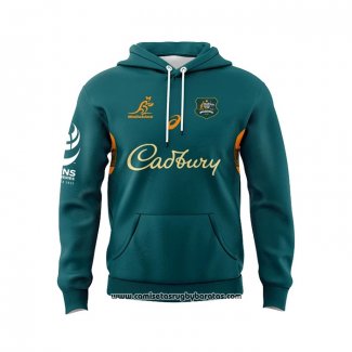 Sudaderas con Capucha Australia Rugby 2025 Verde