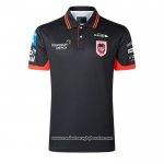 Camiseta Polo St George Illawarra Dragons Rugby 2026 Negro