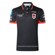 Camiseta Polo St George Illawarra Dragons Rugby 2026 Negro