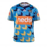 Camiseta Gold Coast Titans 9s Rugby 2020 Azul