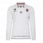 Camiseta Inglaterra Manga Larga Rugby 2023 World Cup Local