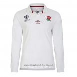 Camiseta Inglaterra Manga Larga Rugby 2023 World Cup Local