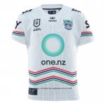 Camiseta Nueva Zelandia Warriors Rugby 2025 Indigena Blanco  Camiseta Nueva Zelandia Warriors Rugby 2025 Indigena Blanco
