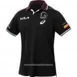 Camiseta Polo Brisbane Broncos Rugby 2025 Negro
