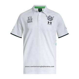 Camiseta Polo Canberra Raiders Rugby 2026 Blanco