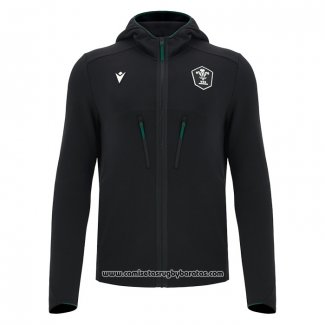 Sudaderas con Capucha Gales Rugby 2026 Negro