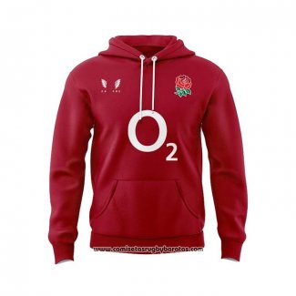 Sudaderas con Capucha Inglaterra Rugby 2025 Rojo