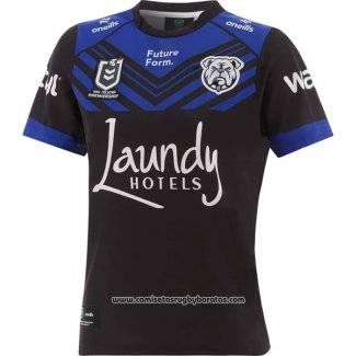 Camiseta Canterbury Bankstown Bulldogs Rugby 2026 Segunda Negro